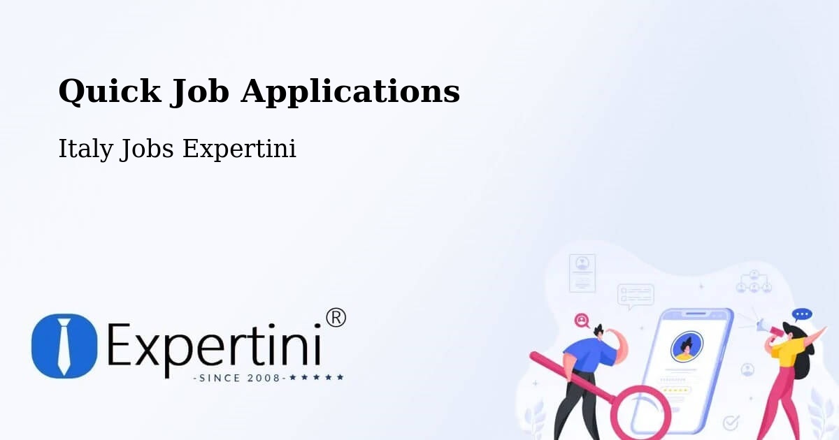 Quick Job Applications - Italy Jobs Expertini